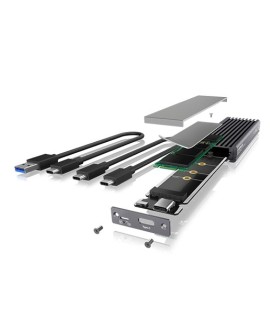 ICY BOX IB-1817MC-C31 Obudowa SSD Szary M.2