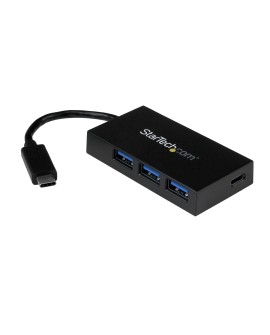 StarTech.com HB30C3A1CFB huby i koncentratory USB 3.2 Gen 1 (3.1 Gen 1) Type-C 5000 Mbit/s Czarny