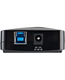 StarTech.com ST93007U2C huby i koncentratory USB 3.2 Gen 1 (3.1 Gen 1) Type-B 5000 Mbit/s Czarny