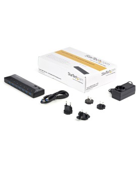 StarTech.com ST93007U2C huby i koncentratory USB 3.2 Gen 1 (3.1 Gen 1) Type-B 5000 Mbit/s Czarny