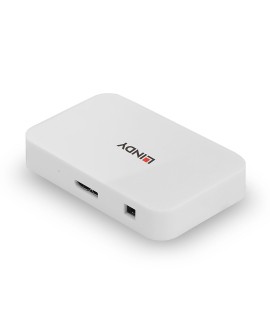 Lindy 43143 huby i koncentratory USB 3.2 Gen 1 (3.1 Gen 1) Type-A 5000 Mbit/s Biały