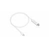 HYPER HD6007WHGL kabel HDMI 2,5 m USB-C HDMI Typu A (Standard) Biały