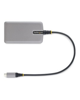 StarTech.com 5G4AB-USB-C-HUB huby i koncentratory USB 3.2 Gen 1 (3.1 Gen 1) Type-C 5000 Mbit/s Szary