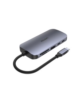 UNITEK HUB USB-C N9+, USB-C, HDMI, PD 100W, SD