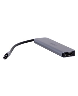 UNITEK HUB USB-C 7W1, HDMI 4K, PD 100W, 5GBPS, ALU