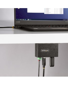 StarTech.com 5G4AINDRM-USB-A-HUB huby i koncentratory USB 3.2 Gen 1 (3.1 Gen 1) Type-B 5000 Mbit/s Czarny