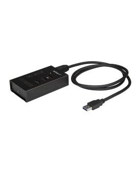 StarTech.com HB30A3A1CST huby i koncentratory USB 3.2 Gen 1 (3.1 Gen 1) Type-B 5000 Mbit/s Czarny