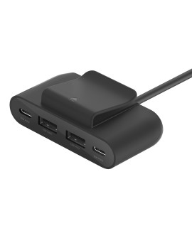 Ładowarka rozgałęziacz USB-C Belkin BoostCharge 4-Port USB Power Extender 1xUSB-C - 2xUSB-A/2xUSB-C Black