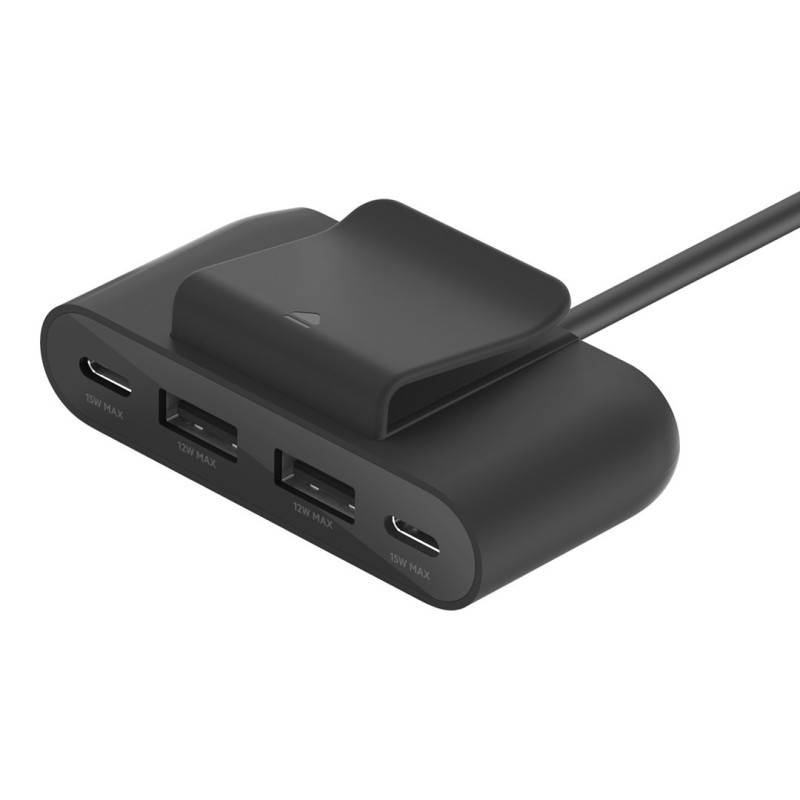 Ładowarka rozgałęziacz USB-C Belkin BoostCharge 4-Port USB Power Extender 1xUSB-C - 2xUSB-A/2xUSB-C Black