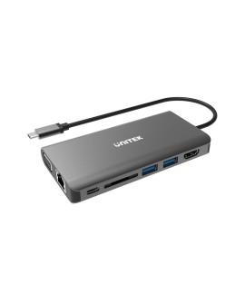 UNITEK HUB 8W1 USB3.1 TYP-C, PD 100W, D1019A