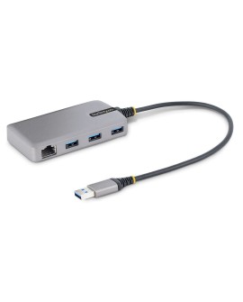 StarTech.com 5G3AGBB-USB-A-HUB stacja dokująca Przewodowa USB 3.2 Gen 1 (3.1 Gen 1) Type-A Szary
