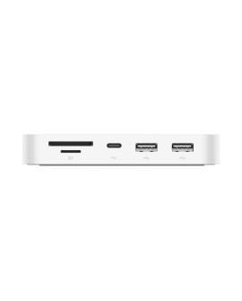 Hub Belkin Connect USB-C 6-in-1 Multiport Hub with Mount 2xUSB-A/1xUSB-C PD3.0/1xRJ45 Gigabit/1xSD Card reader/1xMicroSD Card