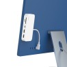 Hub Belkin Connect USB-C 6-in-1 Multiport Hub with Mount 2xUSB-A/1xUSB-C PD3.0/1xRJ45 Gigabit/1xSD Card reader/1xMicroSD Card