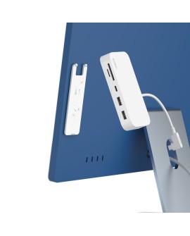 Hub Belkin Connect USB-C 6-in-1 Multiport Hub with Mount 2xUSB-A/1xUSB-C PD3.0/1xRJ45 Gigabit/1xSD Card reader/1xMicroSD Card