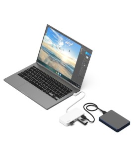 Hub Belkin Connect USB-C 6-in-1 Multiport Hub with Mount 2xUSB-A/1xUSB-C PD3.0/1xRJ45 Gigabit/1xSD Card reader/1xMicroSD Card