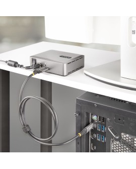 StarTech.com 10G5A2CS-USB-C-HUB huby i koncentratory USB 3.2 Gen 2 (3.1 Gen 2) Type-C 10000 Mbit/s Srebrny