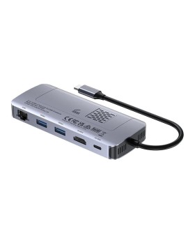 UNITEK AKTYWNY HUB USB-C 10GBPS,M.2,HDMI, PD 100W