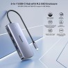 UNITEK AKTYWNY HUB USB-C 10GBPS,M.2,HDMI, PD 100W