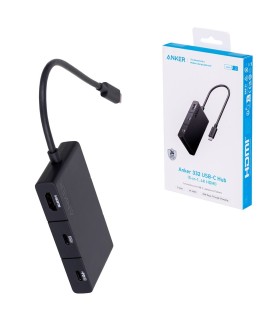 Hub Anker 332 USB-C Single Display 5 w 1 4K HDMI czarny