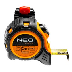 Taśma miernicza Steel pocket rule Neo Tools 67-205, 5 m x 25 mm