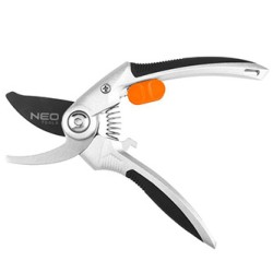 Neo Tools Sekator ogrodowy, średnica cięcia 20mm, długość 210mm, długość ostrza 46mm, stalowe ostrze, aluminiowa rękojeść