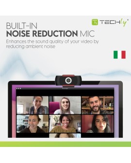 TECHLY KAMERA USB INTERNETOWA FULLHD 1080P Z MIKRO