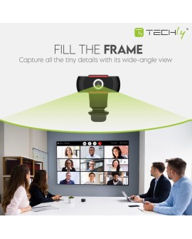 TECHLY KAMERA USB INTERNETOWA FULLHD 1080P Z MIKRO