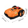 NEO TOOLS Robot koszący 50W, 3100ot./m