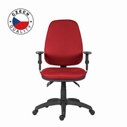 Powerton ERGO ANNA Ergonomiczny fotel biurowy, Czerwony