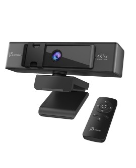 j5create JVCU435 kamera internetowa 8,29 MP 3840 x 2160 px USB Czarny, Szary