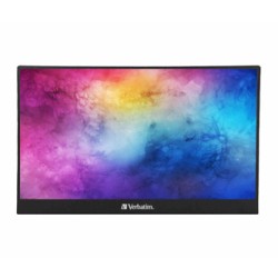 Verbatim monitor przenośny, PM-14, 14", Full HD (1920x1080), 60Hz, czarny