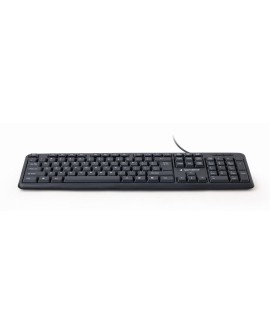 Klawiatura GEMBIRD KB-U-103-RU (USB 2.0 (US) kolor czarny)