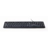 Klawiatura GEMBIRD KB-U-103-RU (USB 2.0 (US) kolor czarny)