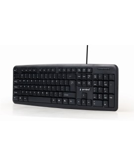 Klawiatura GEMBIRD KB-U-103-RU (USB 2.0 (US) kolor czarny)