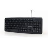 Klawiatura GEMBIRD KB-U-103-RU (USB 2.0 (US) kolor czarny)