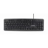 Klawiatura GEMBIRD KB-U-103-RU (USB 2.0 (US) kolor czarny)