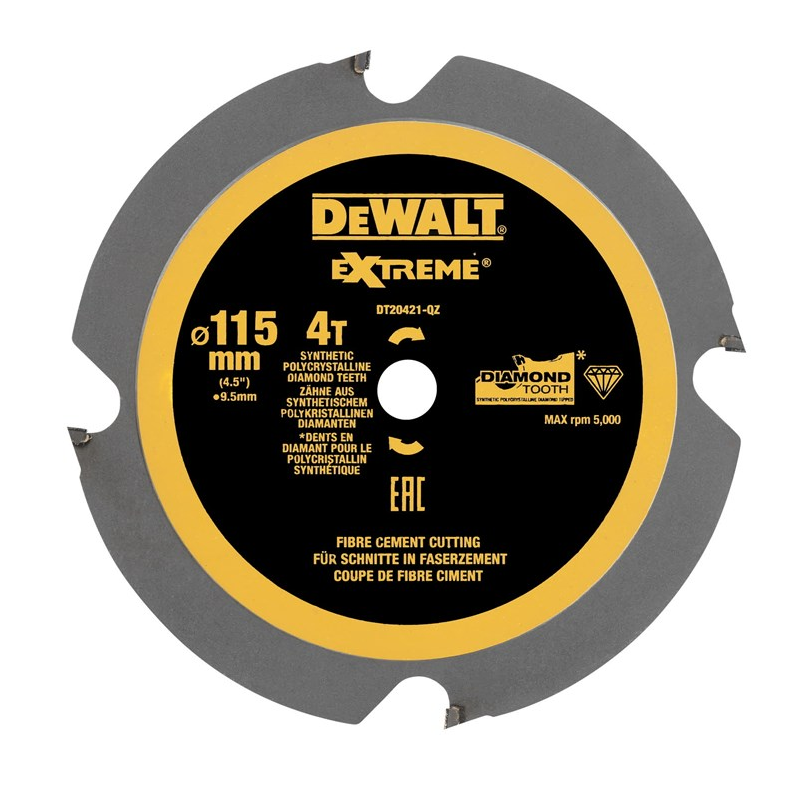 DEWALT Tarcza Pilarska Do Plyt Cementowych 115X9,5/4T