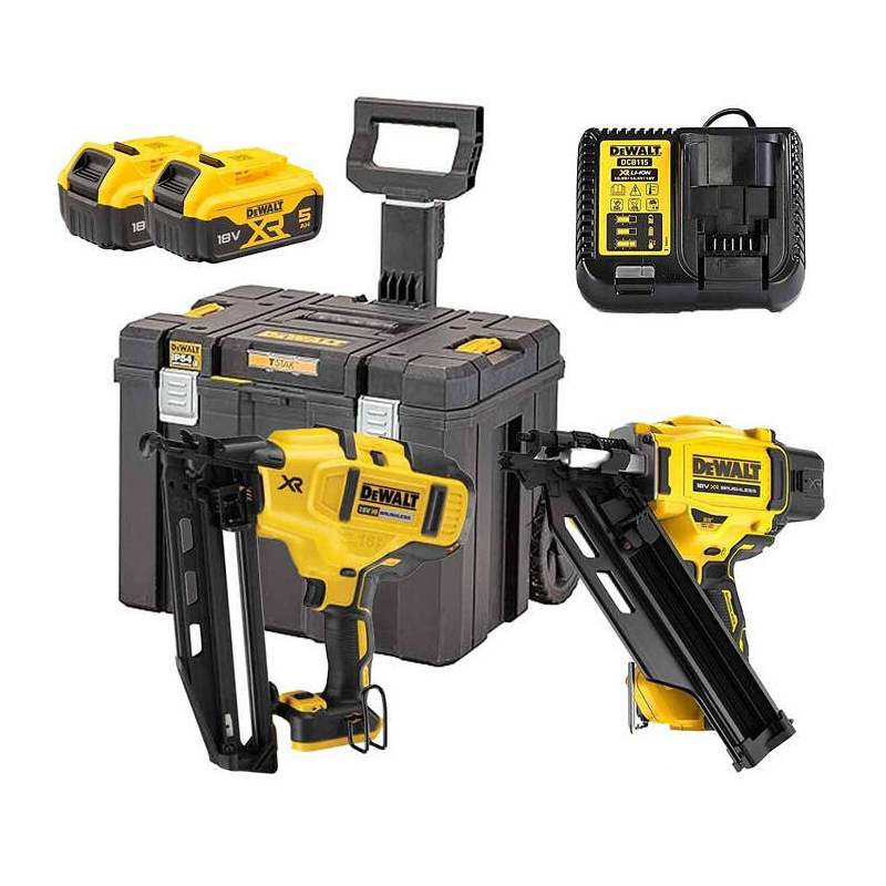 DEWALT 18V XR zestaw DCN930 DCN660 2x5Ah TSTAK
