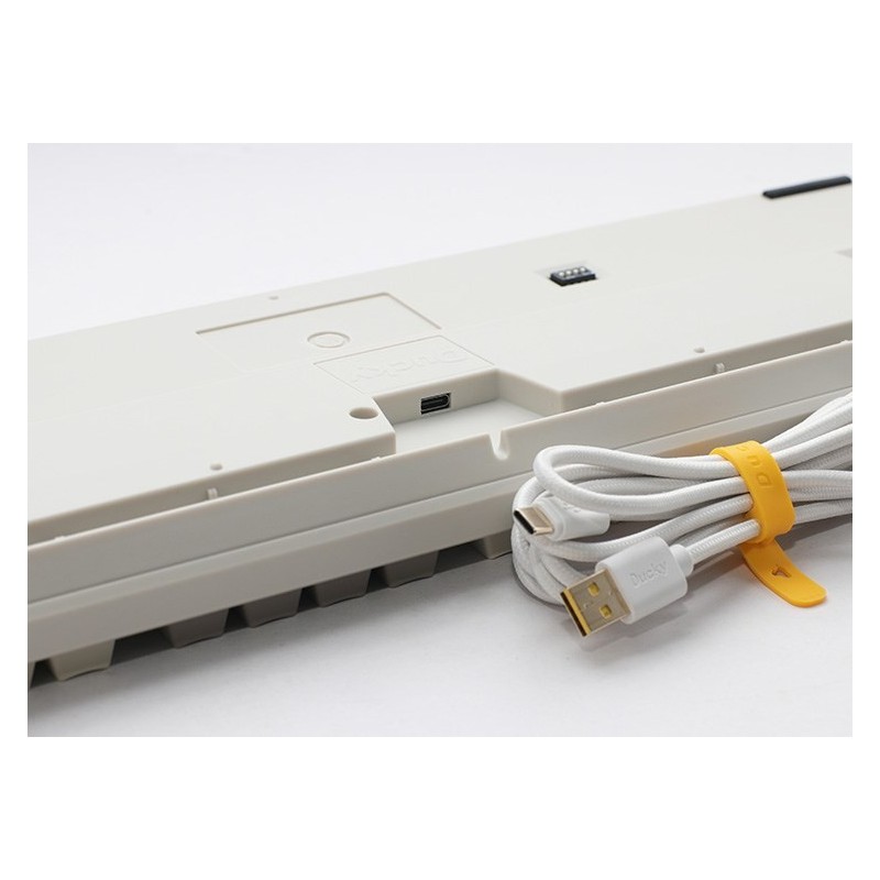 Ducky Origin Vintage klawiatura Uniwersalne USB QWERTZ Niemiecki Szary