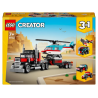 LEGO 31146 Creator 3w1 - Ciężarówka z platformą i helikopterem