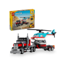 LEGO 31146 Creator 3w1 - Ciężarówka z platformą i helikopterem