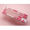 Ducky One 3 TKL Gossamer Pink klawiatura Gaming USB Niemiecki Różowy, Biały