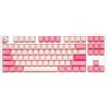 Ducky One 3 TKL Gossamer Pink klawiatura Gaming USB Niemiecki Różowy, Biały