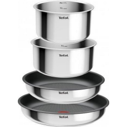 Zestaw garnków Tefal Ingenio Cook Eat 5 el. Stal nierdzewna non-stick L881S504