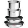 Zestaw garnków Tefal Ingenio Cook Eat 5 el. Stal nierdzewna non-stick L881S504