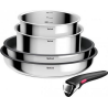 Zestaw garnków Tefal Ingenio Cook Eat 5 el. Stal nierdzewna non-stick L881S504