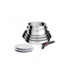 Zestaw garnków Tefal Ingenio Cook Eat 8 el. stal nierdzewna non-stick