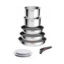 Zestaw garnków Tefal Ingenio Cook Eat 8 el. stal nierdzewna non-stick