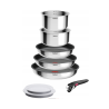 Zestaw garnków Tefal Ingenio Cook Eat 8 el. stal nierdzewna non-stick