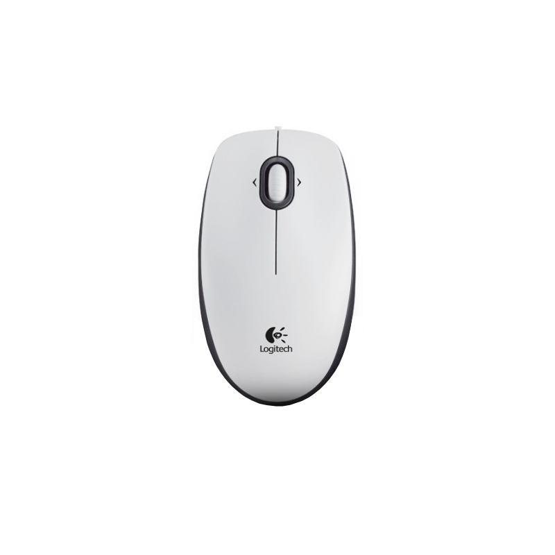 Mysz Przewodowa LOGITECH B100 OEM Biały